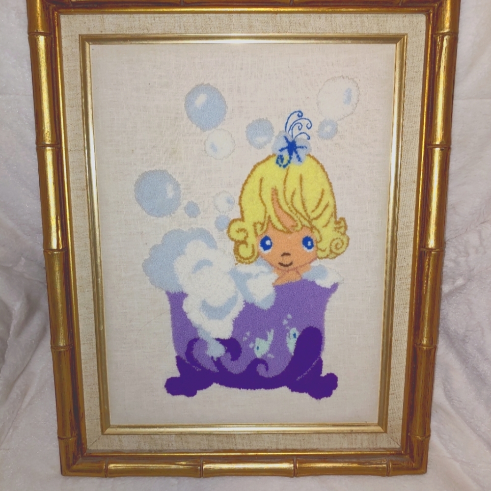 Needle point.  20" x 16" OBO